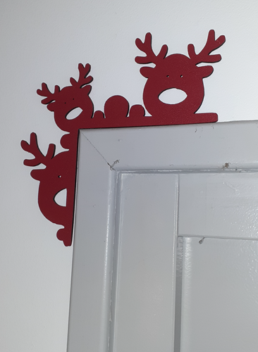 Décoration de porte - Noël